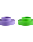 violette + vert | flipp large set | silicone unbreakable candle holder set