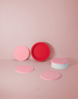cherry + blush | ciss | unbreakable silicone coasters