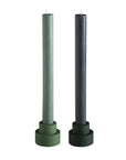 sage + olive | flipp small set | silicone unbreakable candle holder set
