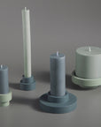 olive | flipp small single | silicone unbreakable candle holder