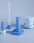 sky | flipp small single | silicone unbreakable candle holder