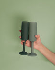 olive | seff single | silicone unbreakable champagne flute