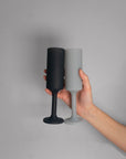 smoke + storm | seff set | silicone unbreakable champagne flutes