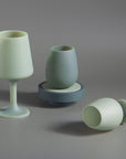 sage | stemm single | silicone unbreakable wine glass