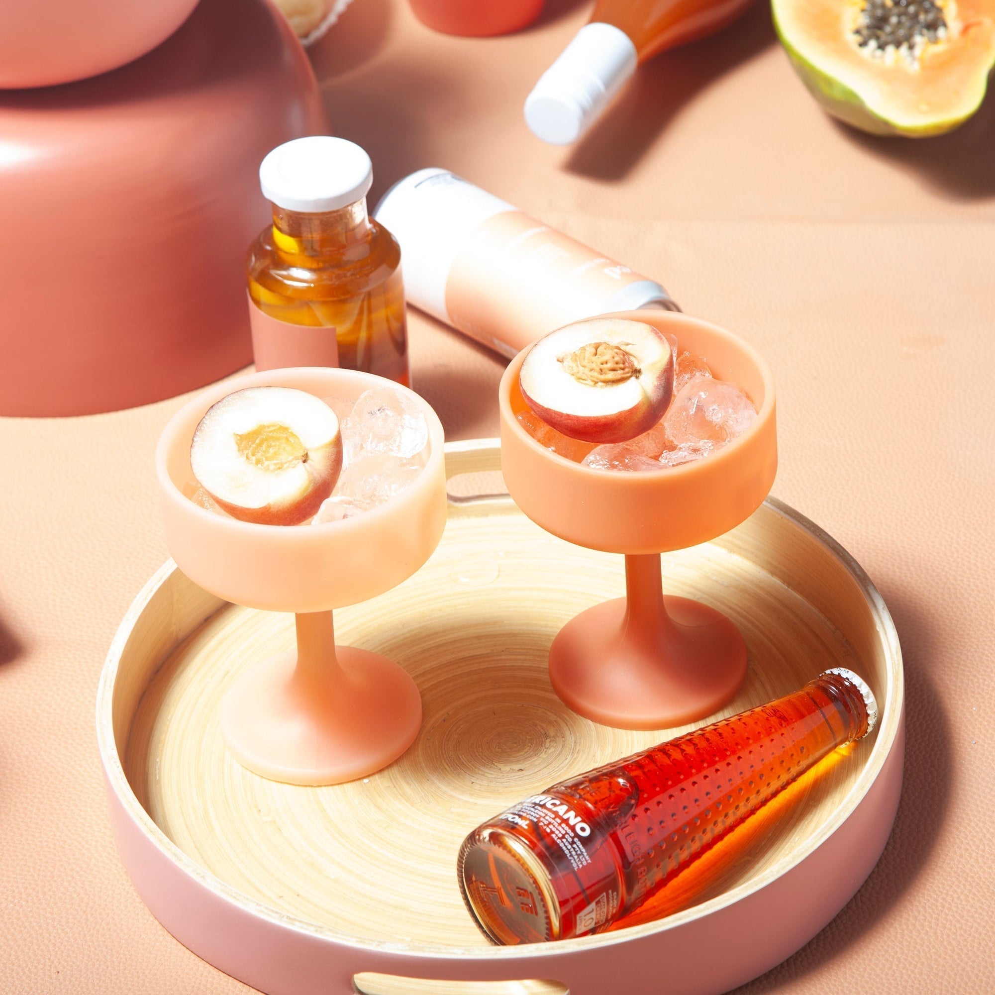 porter green unbreakable silicone drinkware, the ultimate companion for cocktails and mocktails.