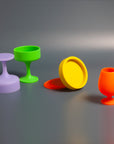 gialla + valencia | stemm set |  silicone unbreakable wine glasses