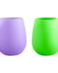 violette + vert | fegg set | silicone unbreakable glasses
