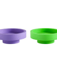 violette + vert | flipp large set | silicone unbreakable candle holder set