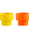gialla + valencia | flipp small set | silicone unbreakable candle holder set