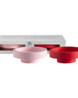 cherry + blush | flipp large set | silicone unbreakable candle holder set