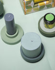 sage + olive | flipp large set | silicone unbreakable candle holder set