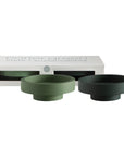 sage + olive | flipp large set | silicone unbreakable candle holder set