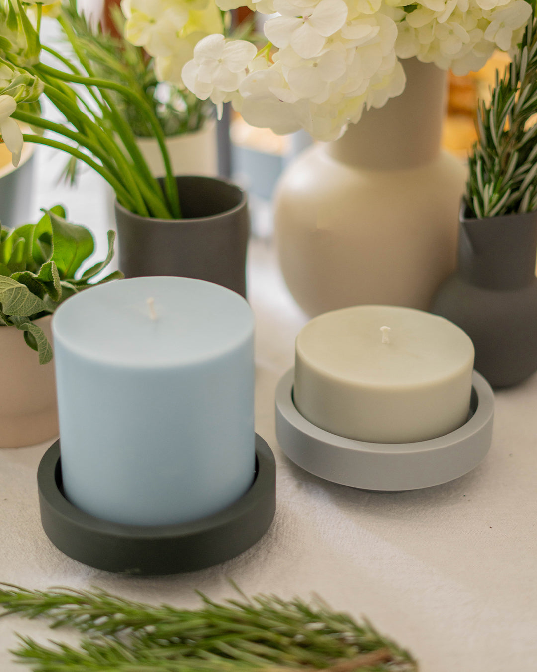 smoke | flipp large single | silicone unbreakable candle holder