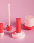 cherry | flipp small single | silicone unbreakable candle holder