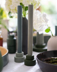 sage | flipp small single | silicone unbreakable candle holder