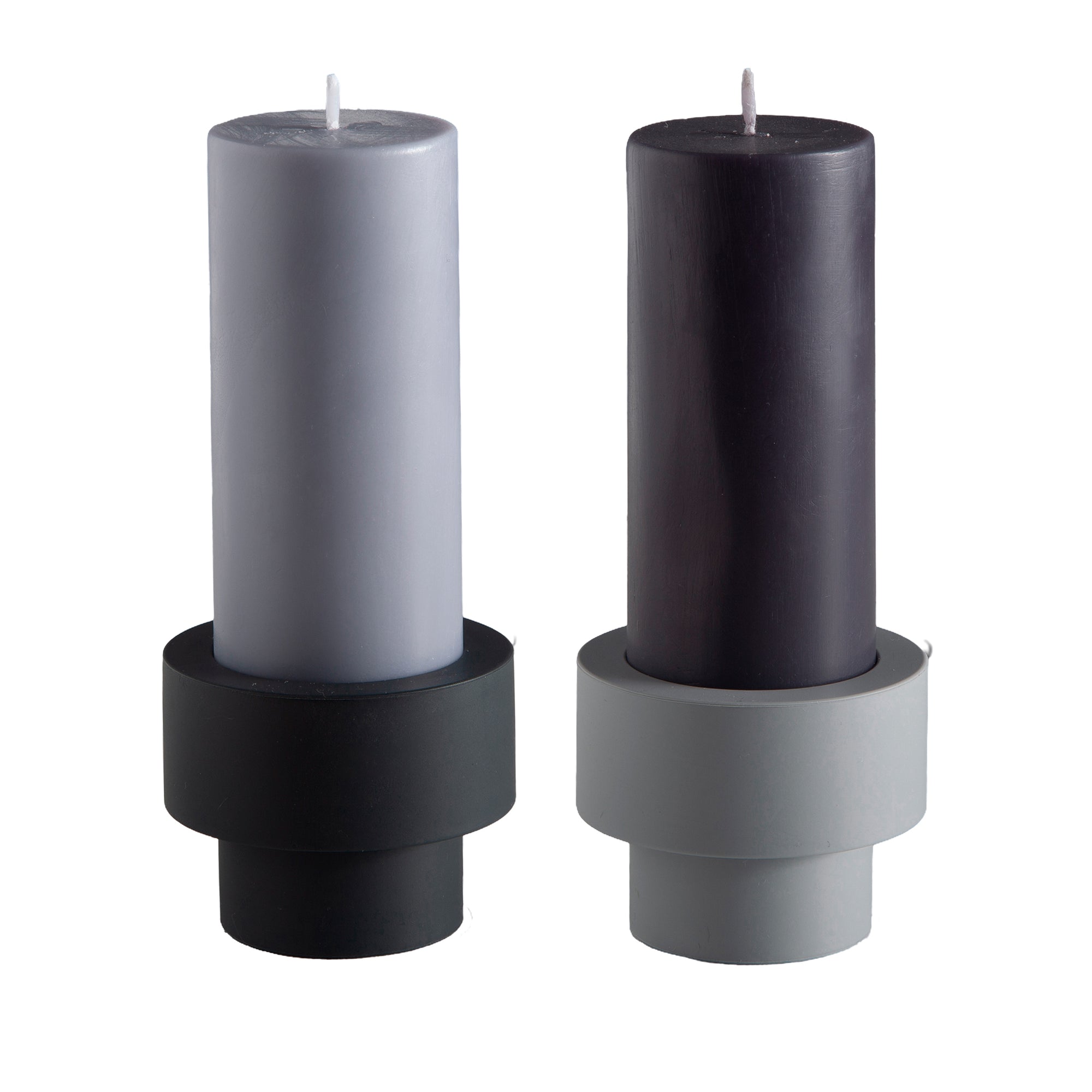 smoke + storm | flipp small set | silicone unbreakable candle holder set
