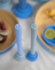 sky + kingfisher | flipp small set | silicone unbreakable candle holder set