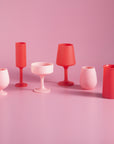 blush | mecc single | silicone unbreakable cocktail glass