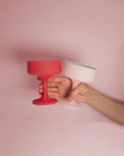 blush | mecc single | silicone unbreakable cocktail glass