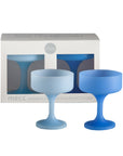 sky + kingfisher | mecc set | silicone unbreakable cocktail glasses