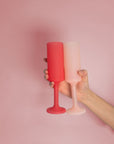 blush | seff single | silicone unbreakable champagne flute