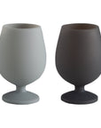 smoke + storm | stemm set |  silicone unbreakable wine glasses